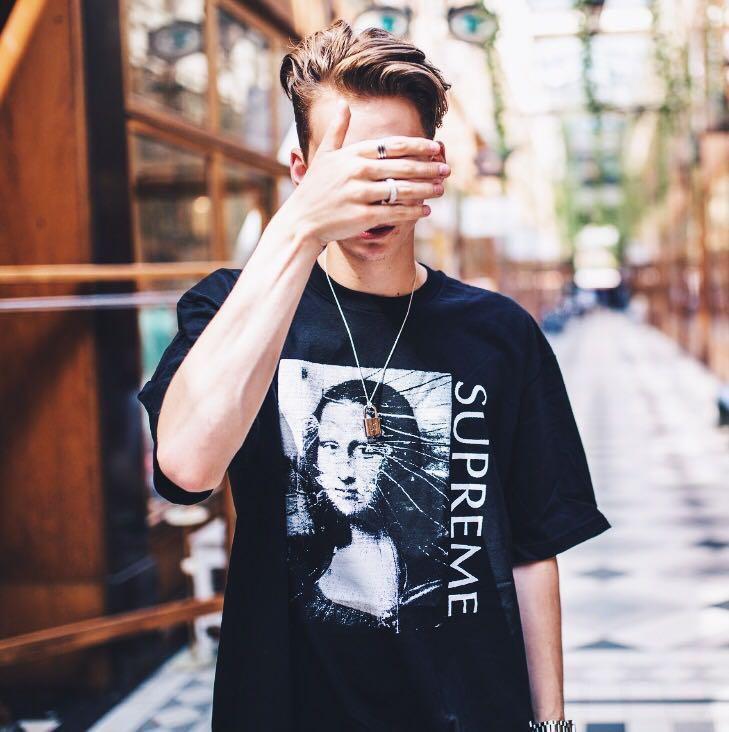 Supreme Mona Lisa Tee Black L  送料無料