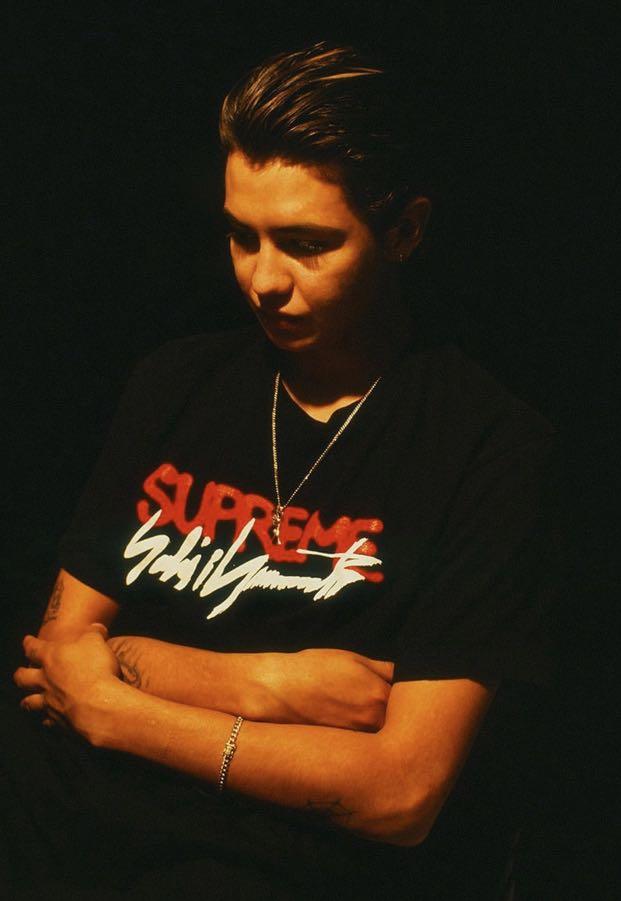 supreme yohji yamamoto logo tee