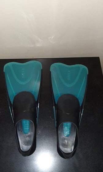 Swimming Fins (Category: Water Sports) located in Quezon City. Submitted by cjtumbaga (Listing ID 1035390429, Image 1). Description: Swimming Fins Slightly Used Bundle Size 6 & 9 for Php 1,500 ONLY .