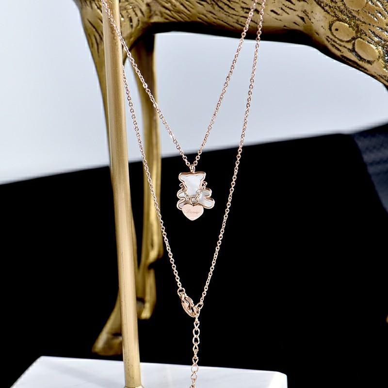 Tous rose outlet gold necklace