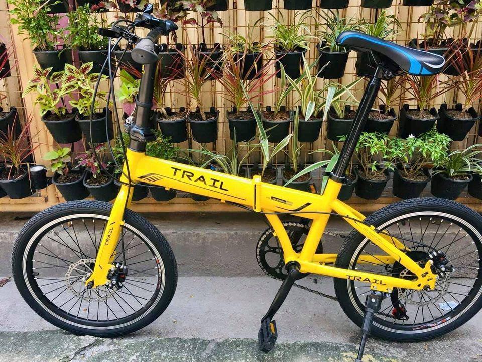 Trail clearance folding bike