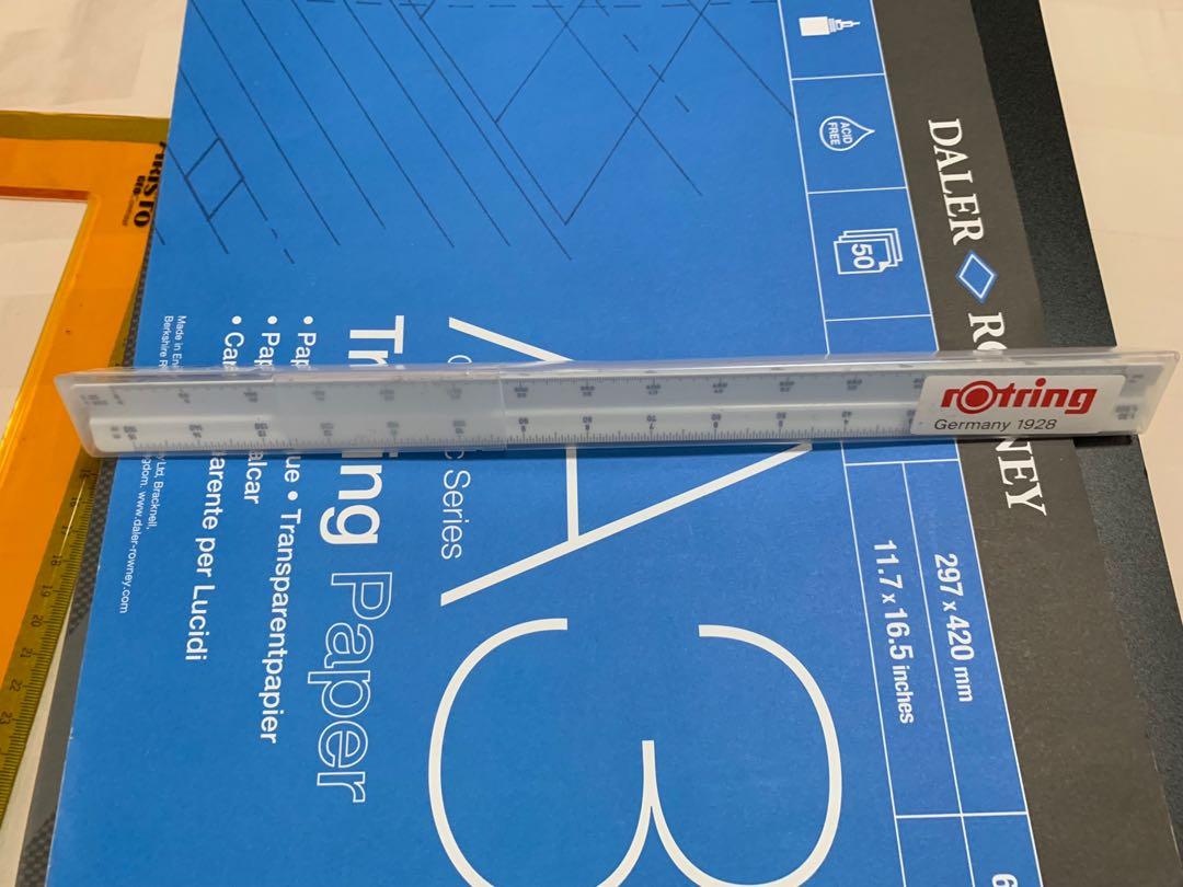 Stationery Triangular Scale Ruler Triangular Scale Ruler, Hobbies & Toys, Stationery & Craft, Stationery ...