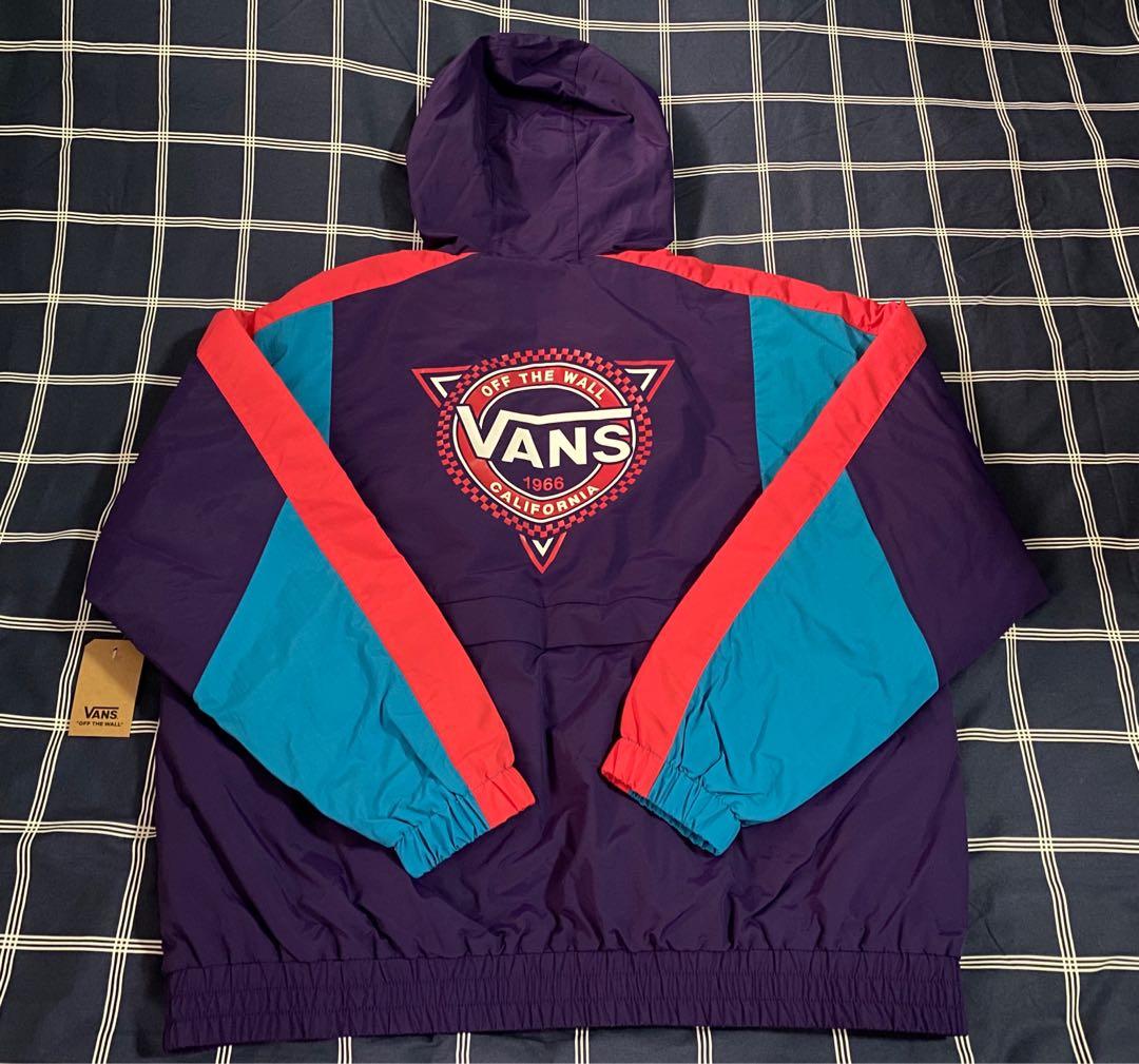 Purple 2025 vans windbreaker
