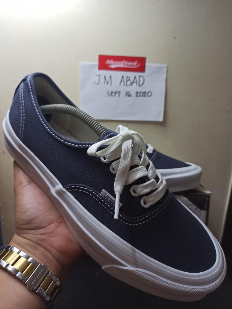 vans vault authentic dress blue