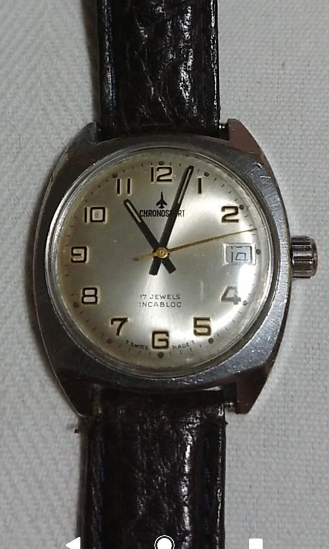 Vintage Chronosport Watch Luxury Watches On Carousell