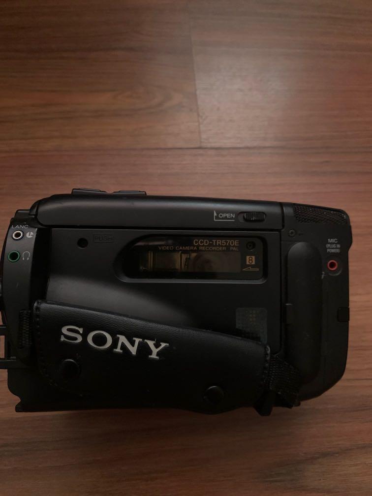 Vintage Sony Handycam Tape Camcorder, Photography, Video Cameras on