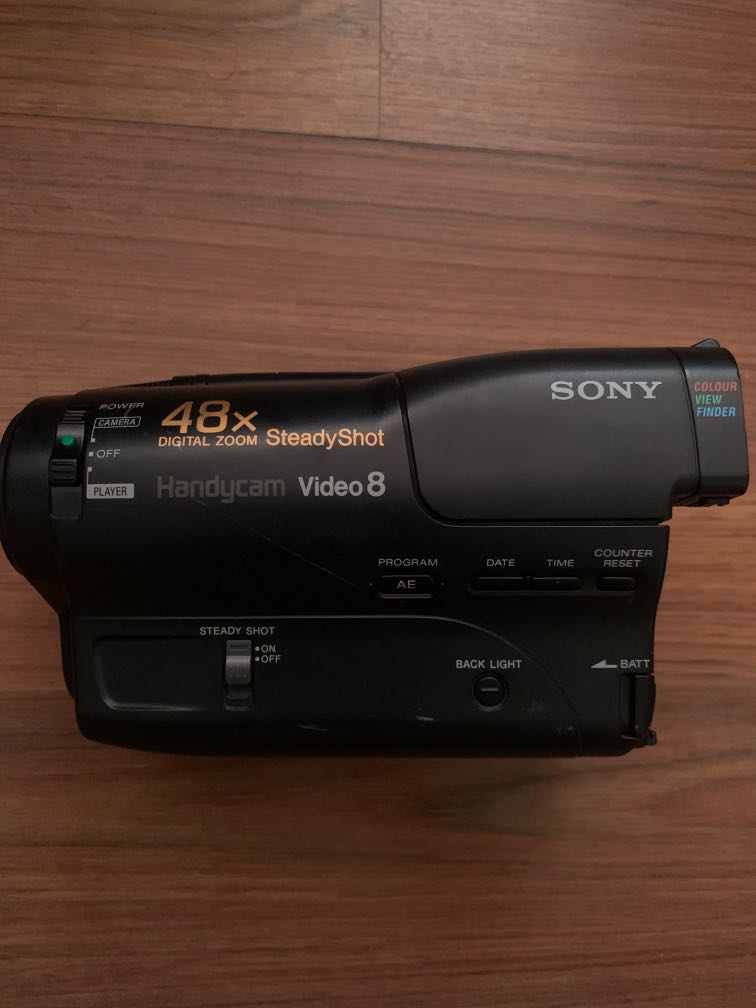 Vintage Sony Handycam Tape Camcorder, Photography, Video Cameras on