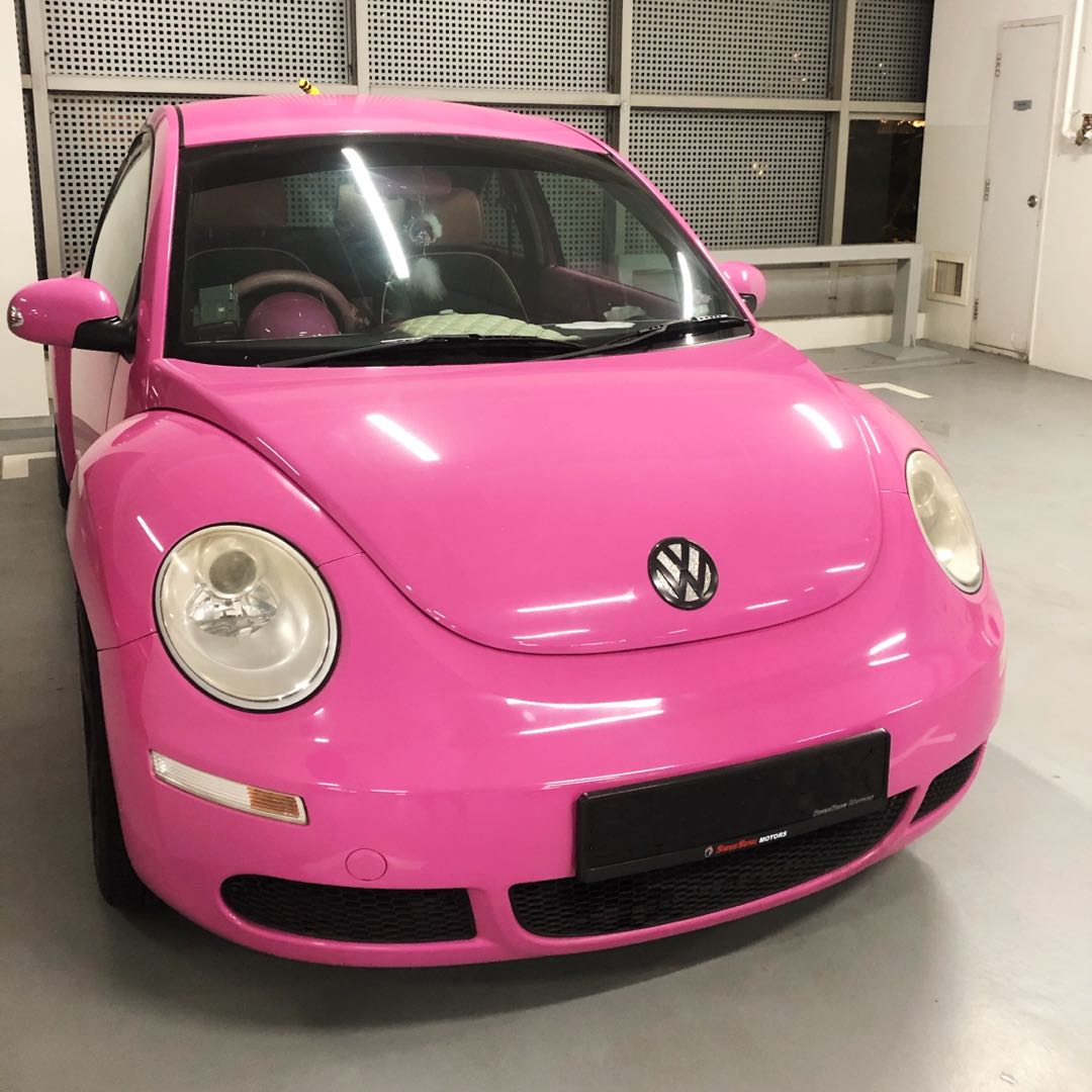 Volkswagen Beetle 1.6A Pink Auto, Cars, Used Cars on Carousell