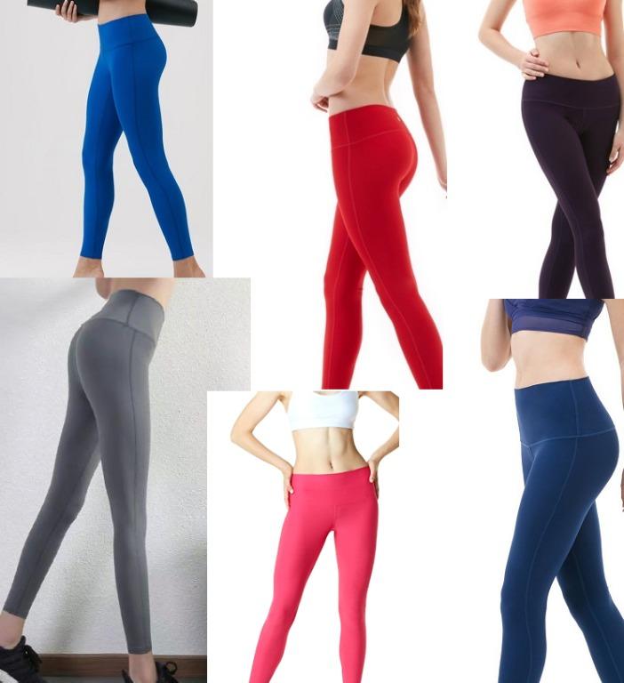 K Deer striped yoga pants, Women's Fashion, Activewear on Carousell