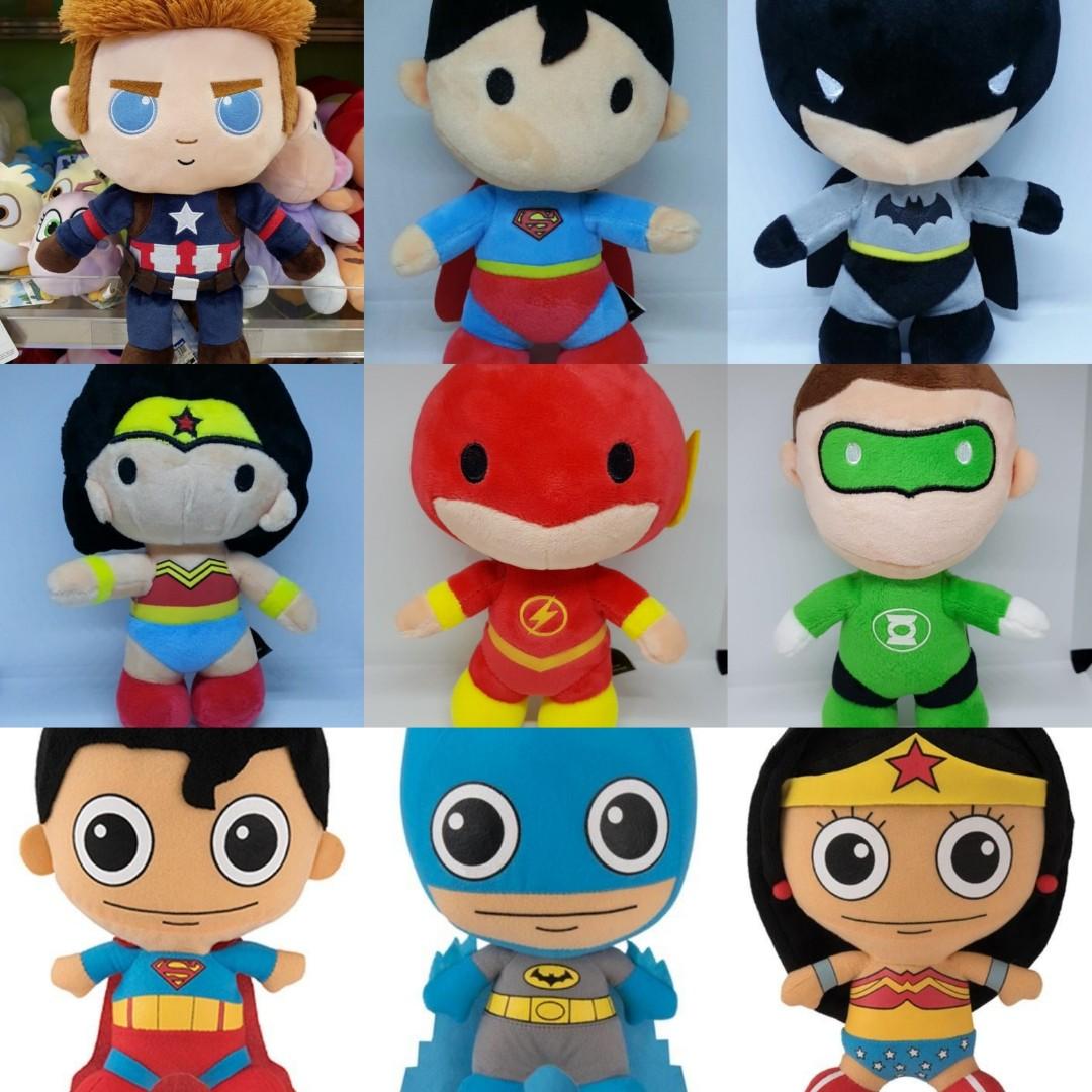 Comics Super Heroes The Avengers Stuffed Plush toy doll The Flash Batman Anime 