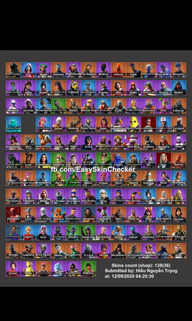 138 skin fortnite account video gaming gaming accessories game gift cards accounts on carousell