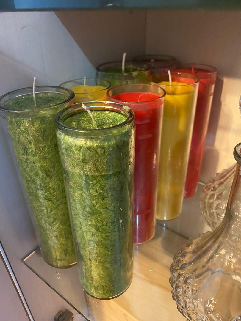 Available 7 Day Candle Seven Day Candle Soy Wax God Wicca Ritual Soywax Beeswax Design Craft Handmade Craft On Carousell