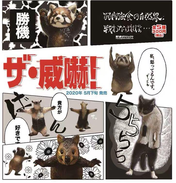 全套 散買 全新日本正版扭蛋動物扭蛋威嚇動物 興趣及遊戲 玩具 遊戲類 Carousell