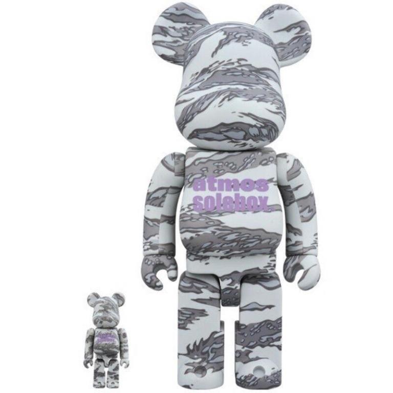 全新Bearbrick Be@rbrick 400% + 100% x Atmos x Solebox, 興趣及遊戲