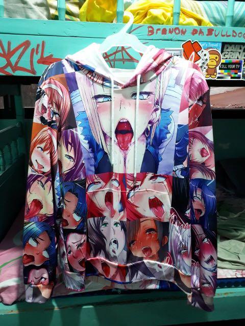 Colored ahegao hoodie 2025