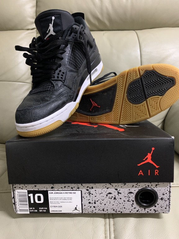 Jordan on sale laser black