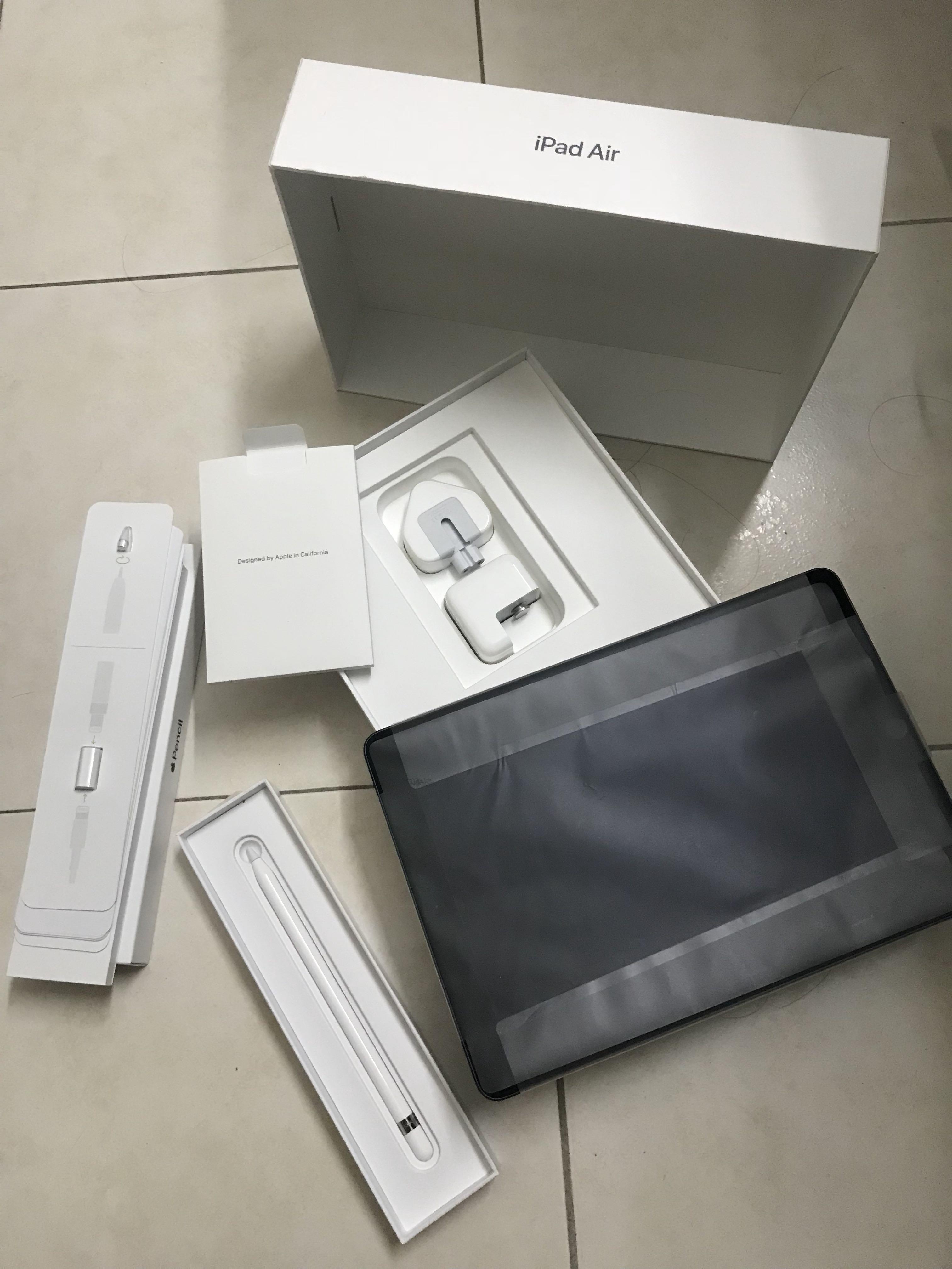 Apple Ipad Air 3 10 5 Inch Wi Fi 64gb Space Grey Mobile Phones Tablets Tablets On Carousell