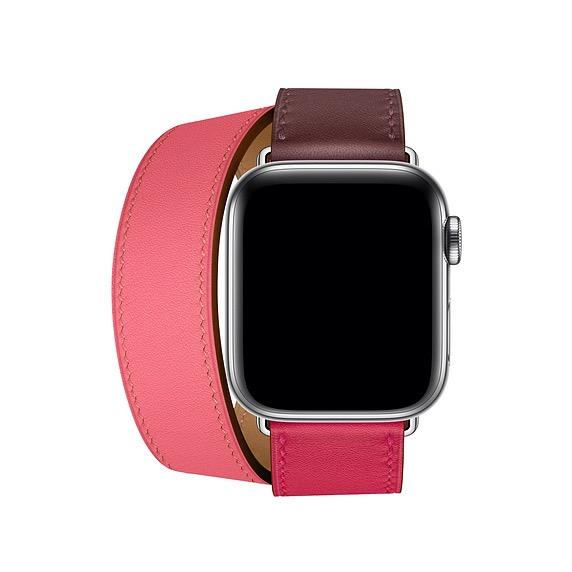 Apple Watch Hermes 同款配色雙色長短錶帶Band 38,40,42,44 mm for