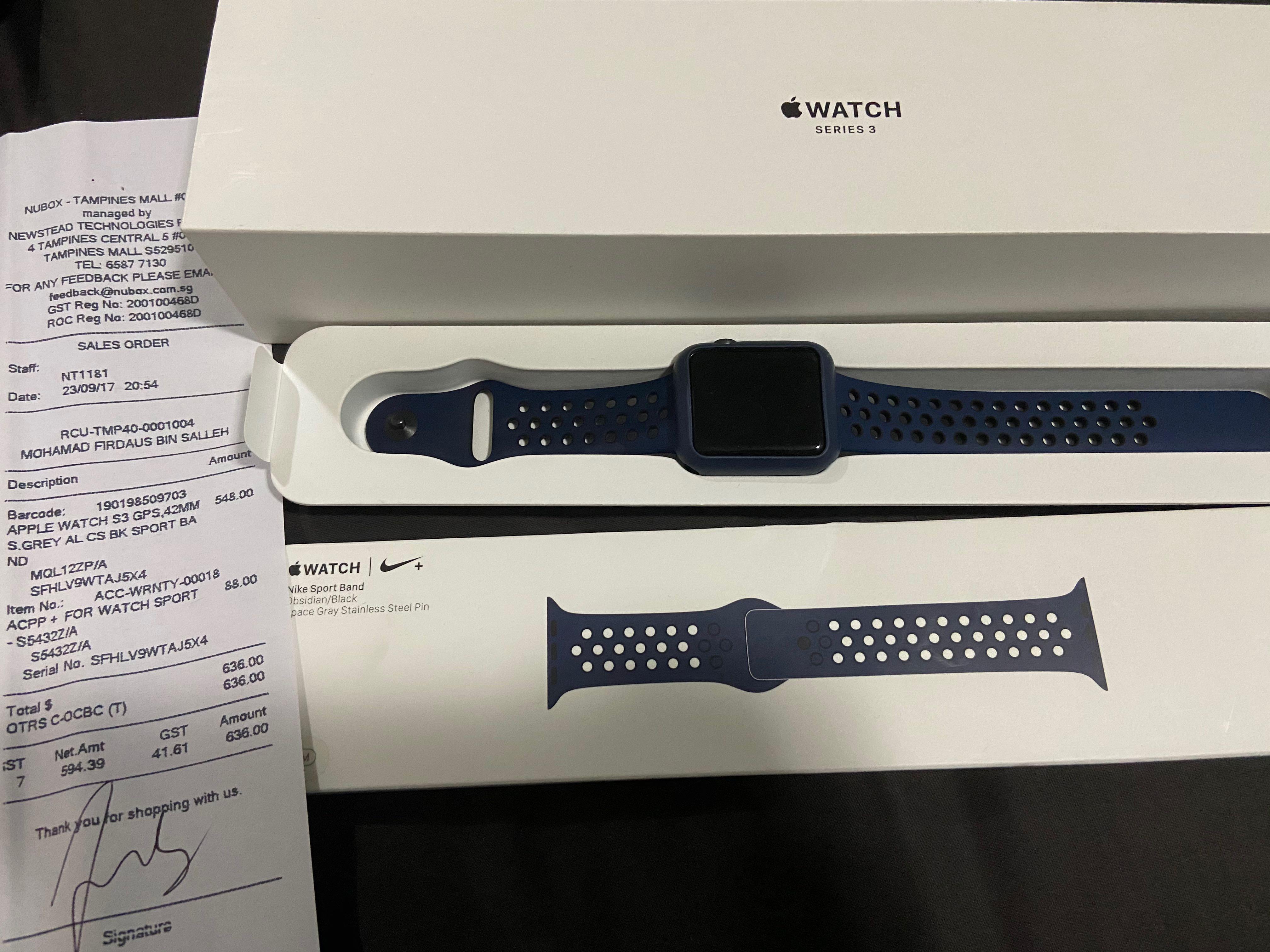 Apple Watch Series 3, Mobile Phones \u0026 Gadgets, Wearables \u0026 Smart Watches on  Carousell