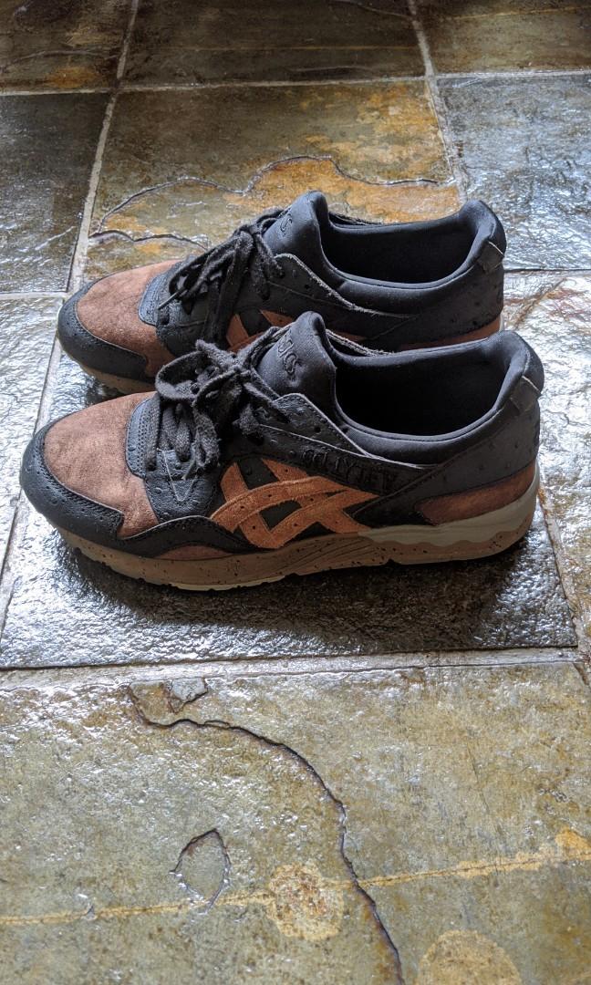 Asics tiger gel-lyte v men's - black/mid brown 2025