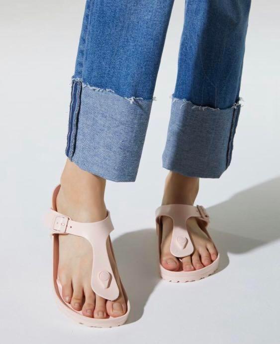 teal birkenstock gizeh