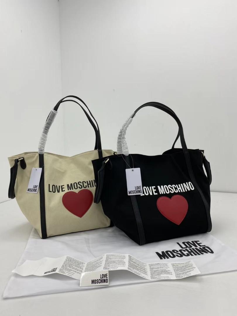 love moschino canvas bag