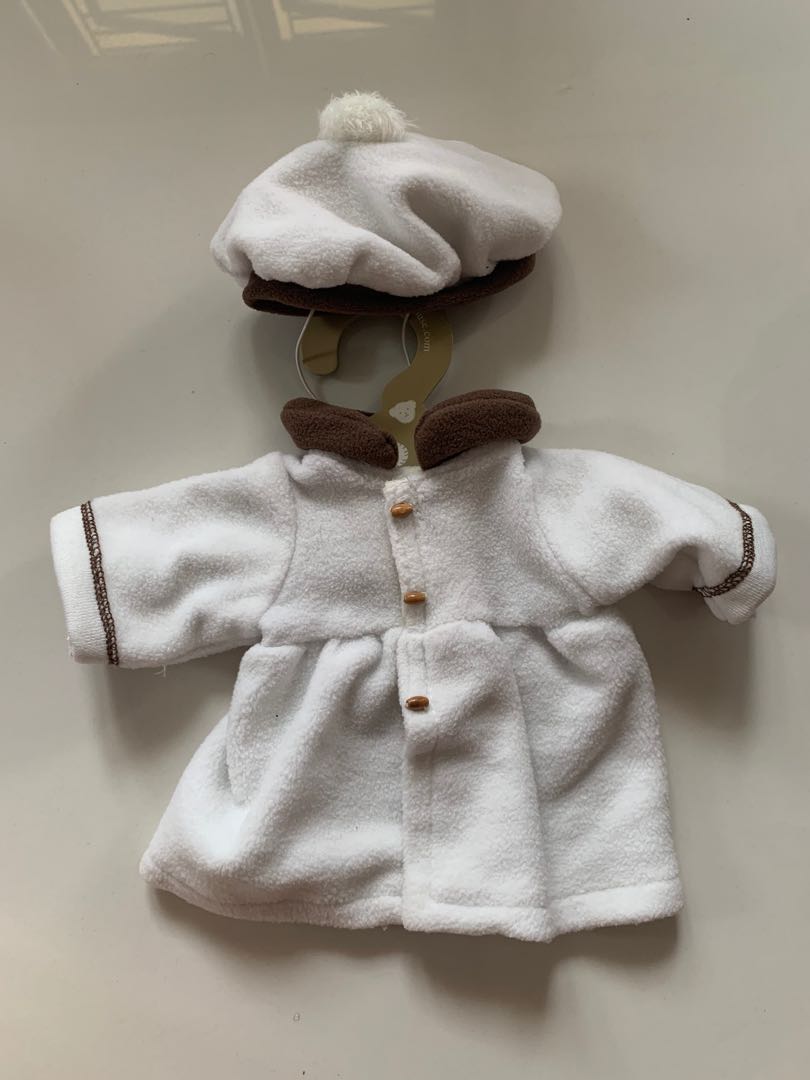 Baju dan topi putih dress and hat boneka teddy house 14 ...