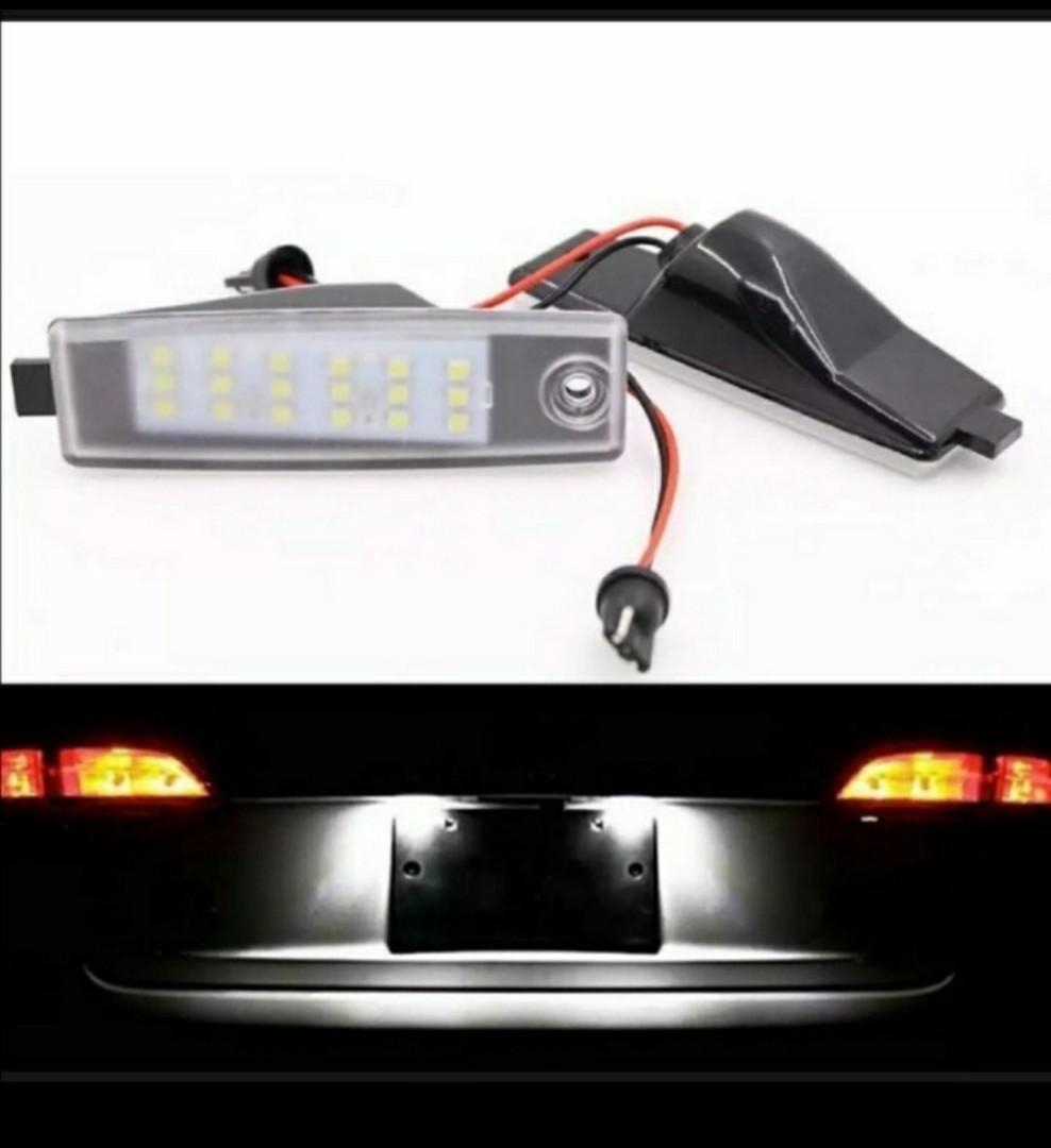 bright license plate lights
