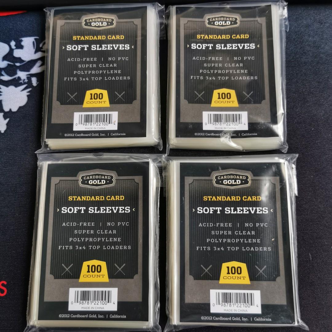 Cardboard Gold 25/8" X 35/8" Standard Size Soft Sleeves(Ultra Pro