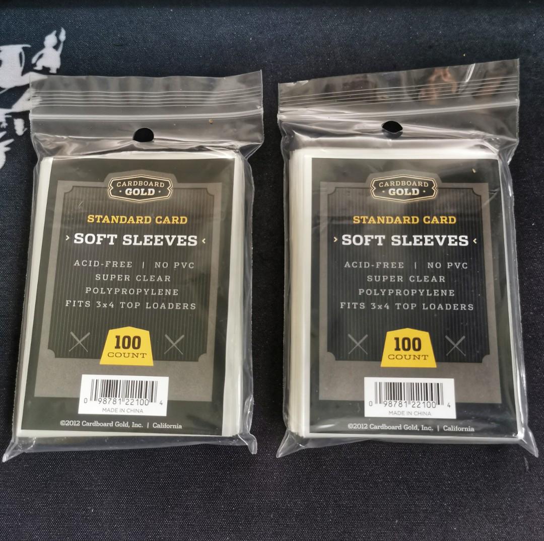 Cardboard Gold 25/8" X 35/8" Standard Size Soft Sleeves(Ultra Pro