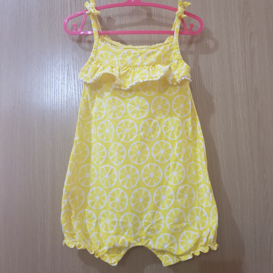 carter's lemon romper