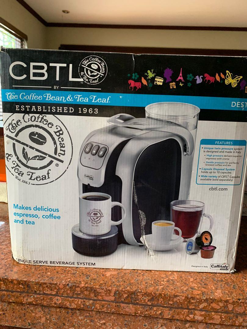 CBTL Desto Coffee Maker (Category: Coffee Machines & Makers) located in Quezon City. Submitted by limebasil (Listing ID 1035578168, Image 1). Description: CBTL Desto Coffee Maker Orig. Price: P13k Product Features: Makes espresso, brewed coffee and brewed tea Automatic proportioning ensures consistency in taste and aroma Accommodates a variety of cup sizes Easy capsule insertion and automatic ejection Large capsule drawer (holds 9-11 used capsule