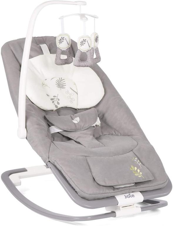 joie dreamer baby bouncer in the rain