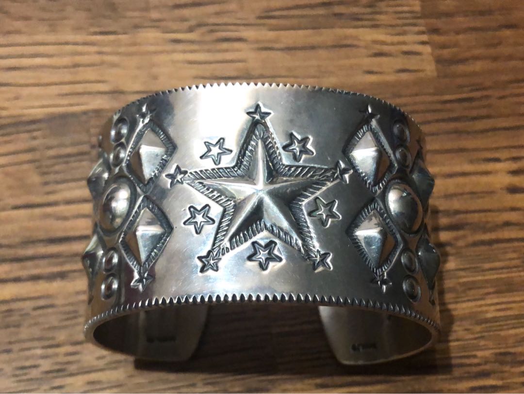 m*h様 Cody Sanderson/Multi Motif Star Rep Multi Motif Star Repo Cuff SILVER – TIME AFTER TIME