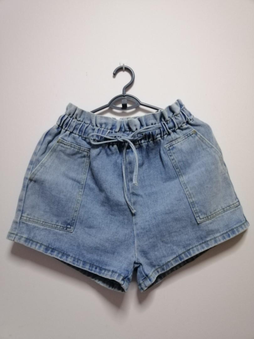 Denim Short, Women's Fashion, Clothes, Pants, Jeans & Shorts on Carousell