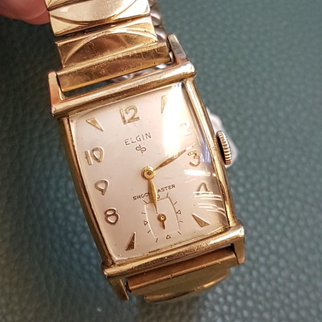 Elgin Shockmaster Vintage Watch Luxury Watches on Carousell