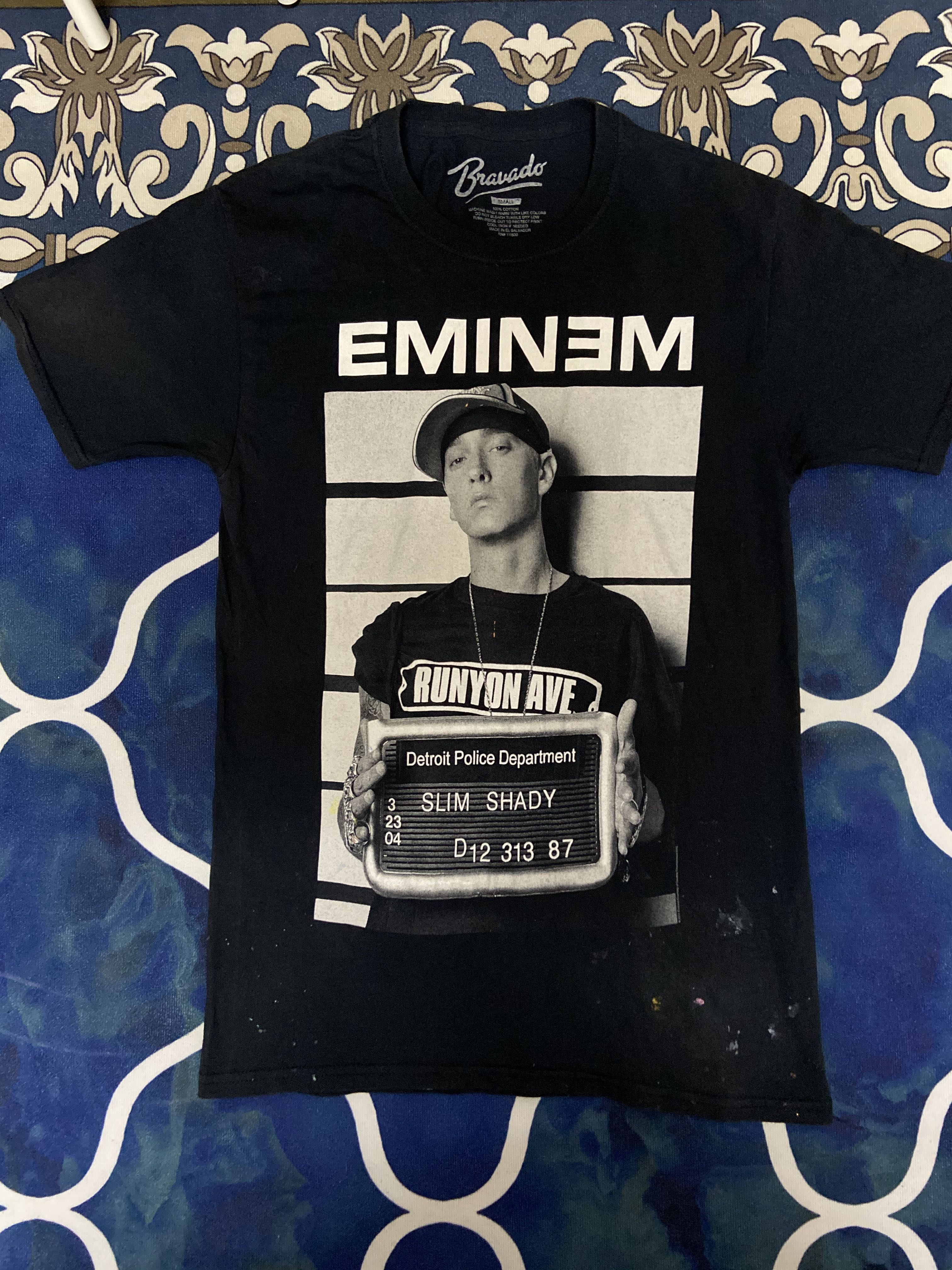 Eminem Rap Tee, Men's Fashion, Tops 