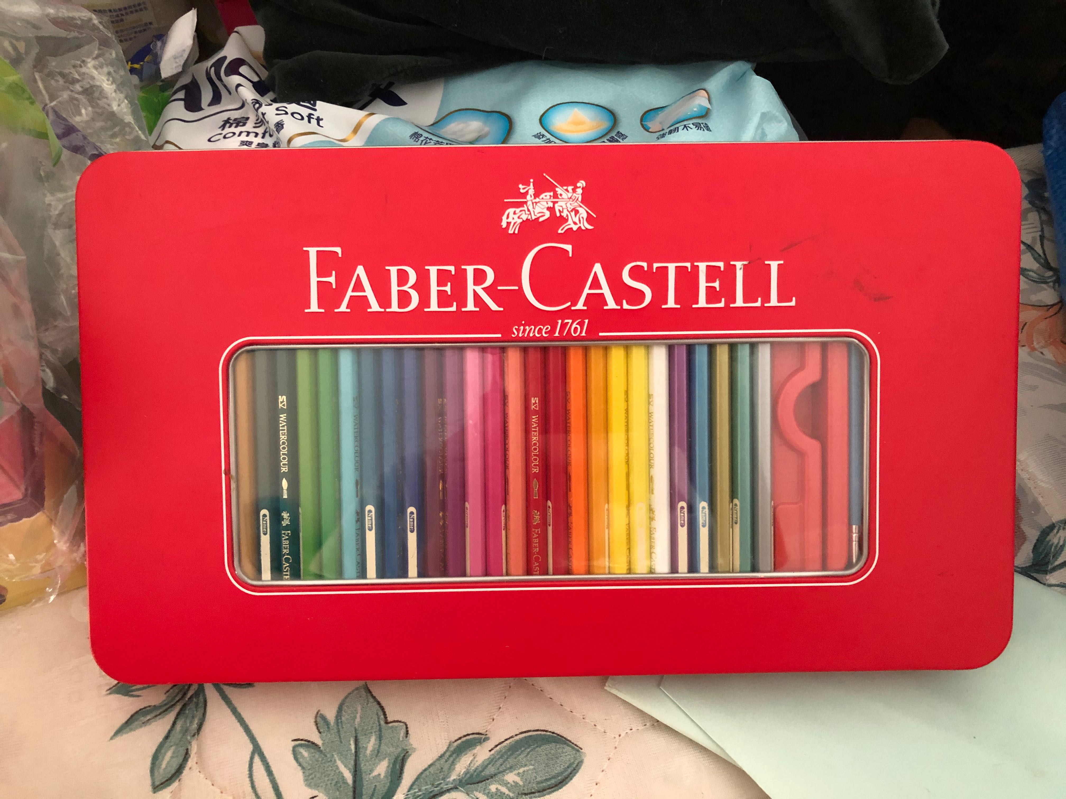 Faber-Castell 60色木顏色筆, 興趣及遊戲, 手作＆自家設計, 文具