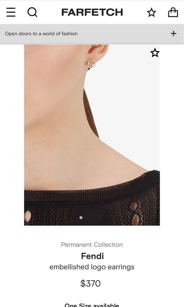Fendi clearance earrings studs