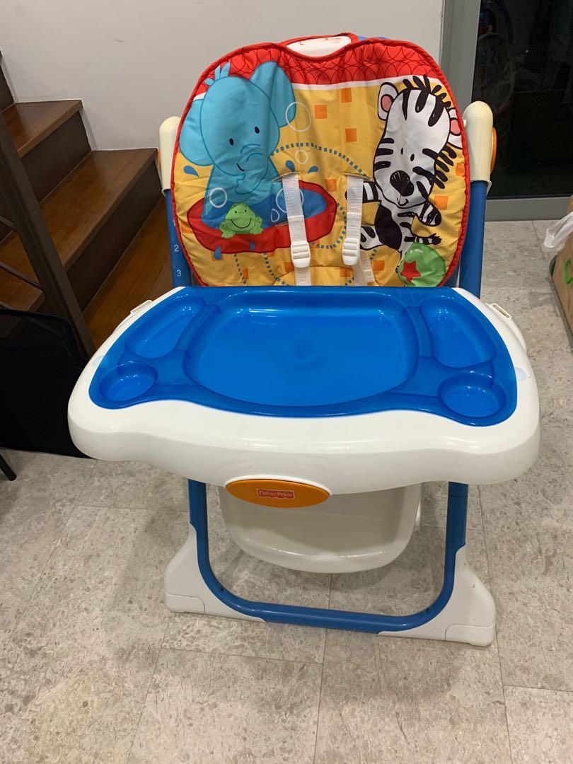 Fisher Price Easy Fold high chair, Babies & Kids, Nursing & Feeding