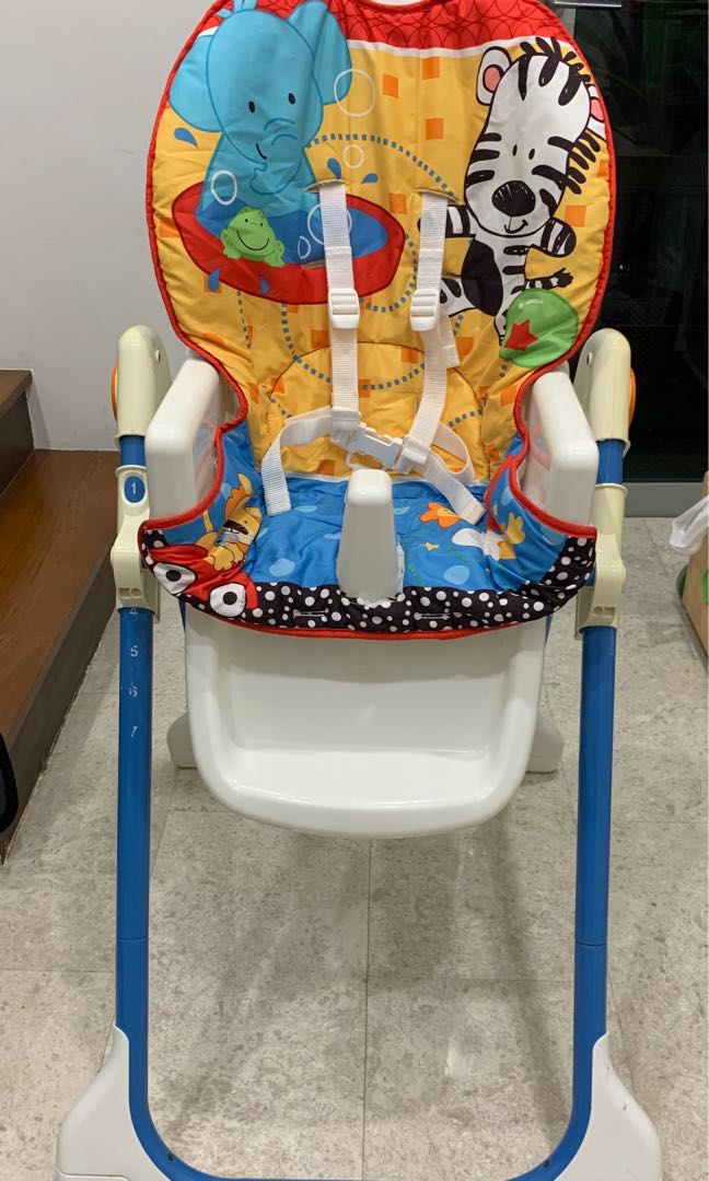Fisher Price Easy Fold high chair, Babies & Kids, Nursing & Feeding