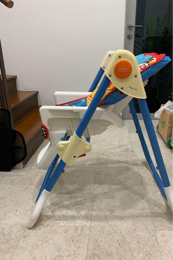 Fisher Price Easy Fold high chair, Babies & Kids, Nursing & Feeding