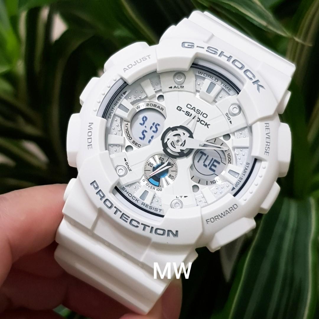 g shock ga 120 white