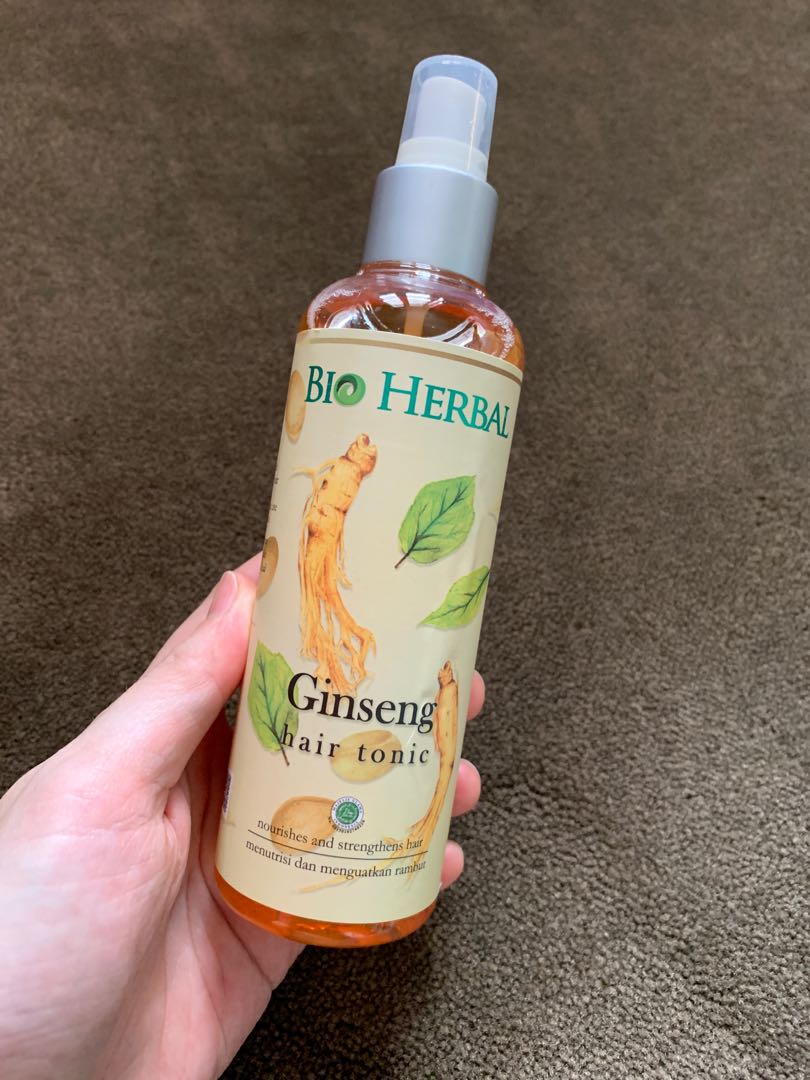 Hair Tonic Bio Herbal Ginseng, Kesehatan & Kecantikan, Perawatan Rambut