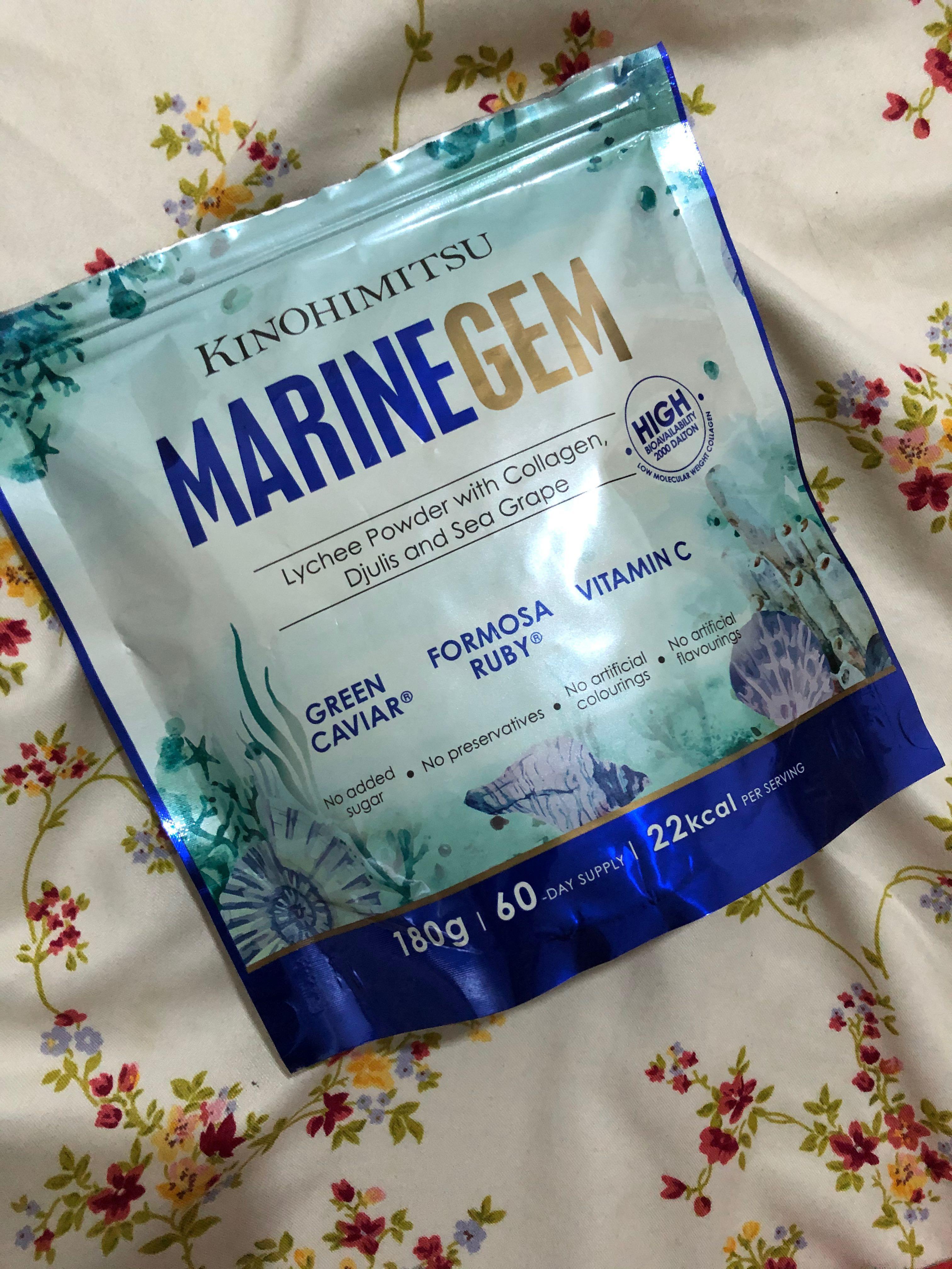 Halal Kinohimitsu Marine Gem Collagen Health Beauty Skin Bath Body On Carousell