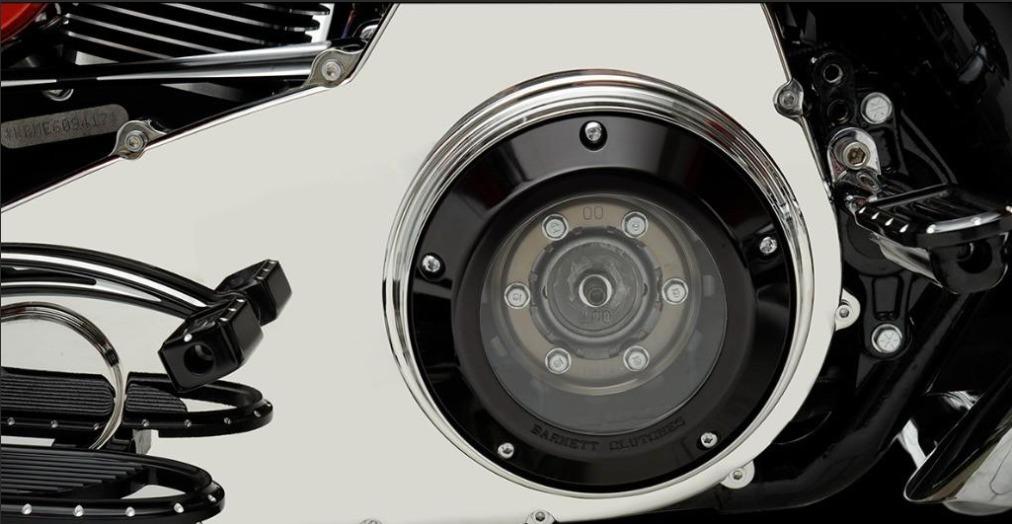 harley clear derby cover
