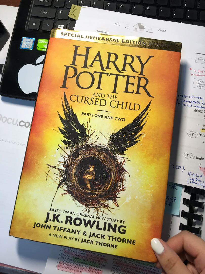 Harry Potter And The Cursed Child Rehearsal Edition Script Books Stationery Books On Carousell
