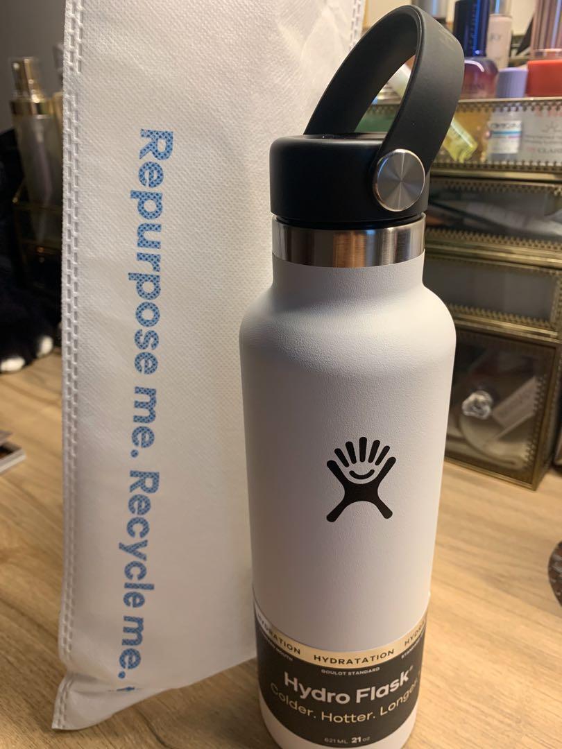 Hydro flask 21 oz sales white