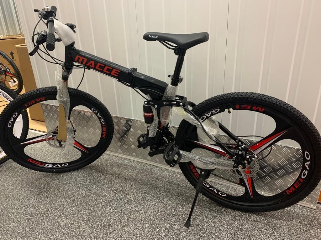 Instock Macce 26 inch 24 Speed Foldable Mountain Bike, Sports Equipment ...