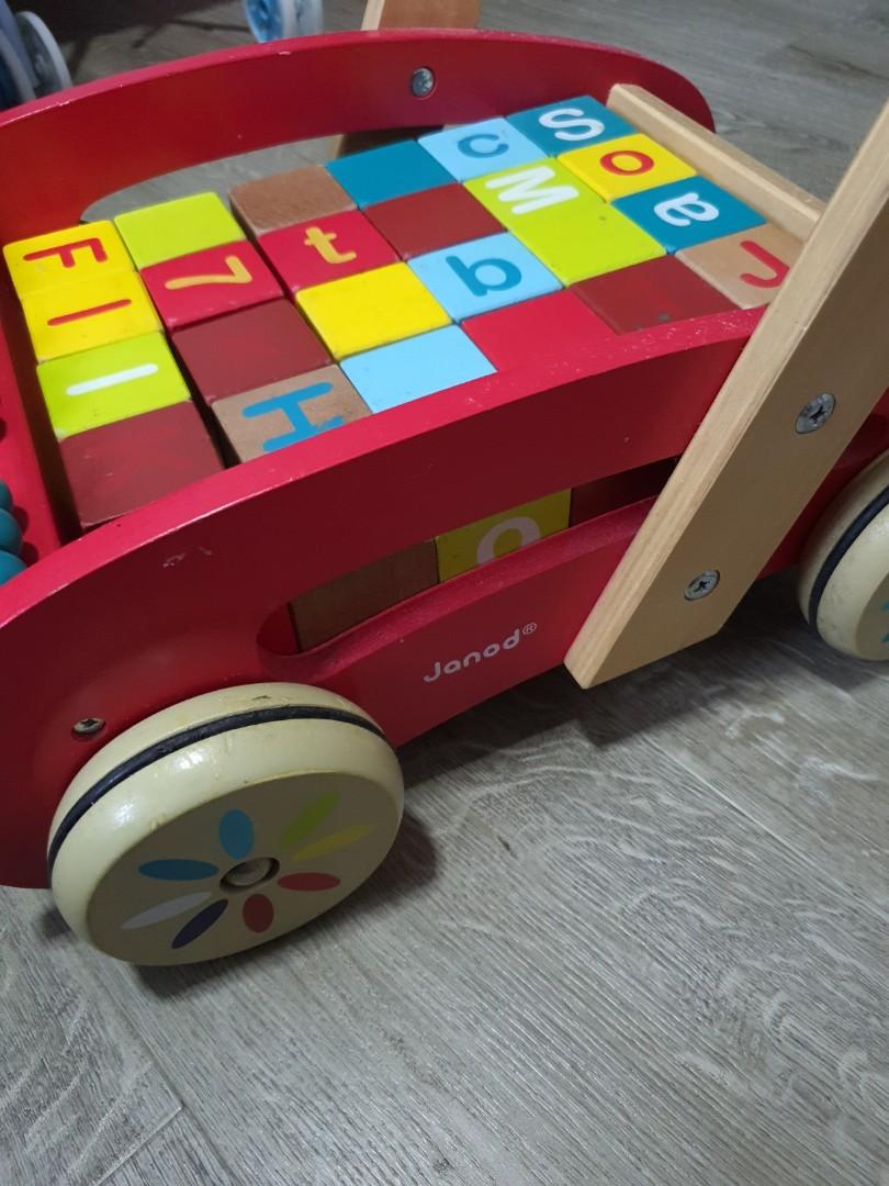 Janod ABC Buggy Tatoo cart, Babies  Kids, Infant Playtime on Carousell